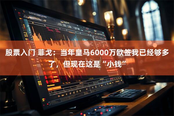 股票入门 菲戈：当年皇马6000万欧签我已经够多了，但现在这是“小钱”