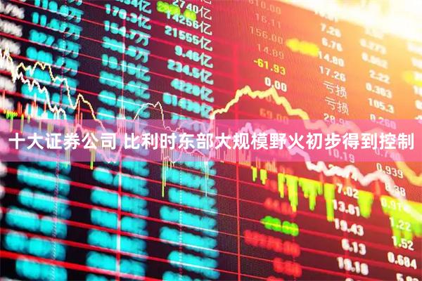 十大证券公司 比利时东部大规模野火初步得到控制